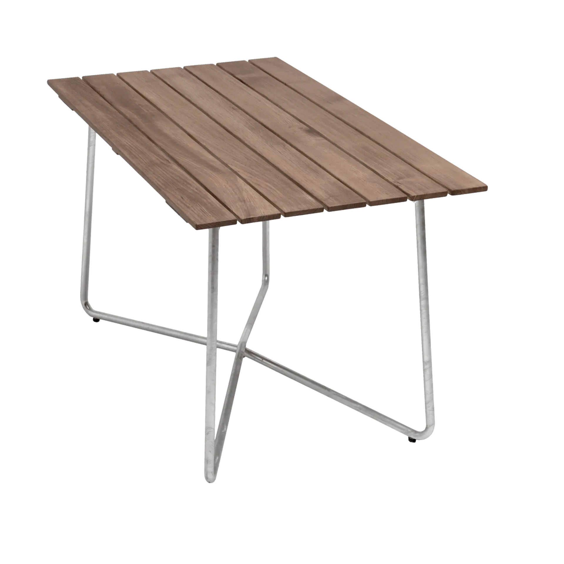 Table B25A, Teck-structure en acier avec galvanisation à chaud Grythyttan Stålmöbler