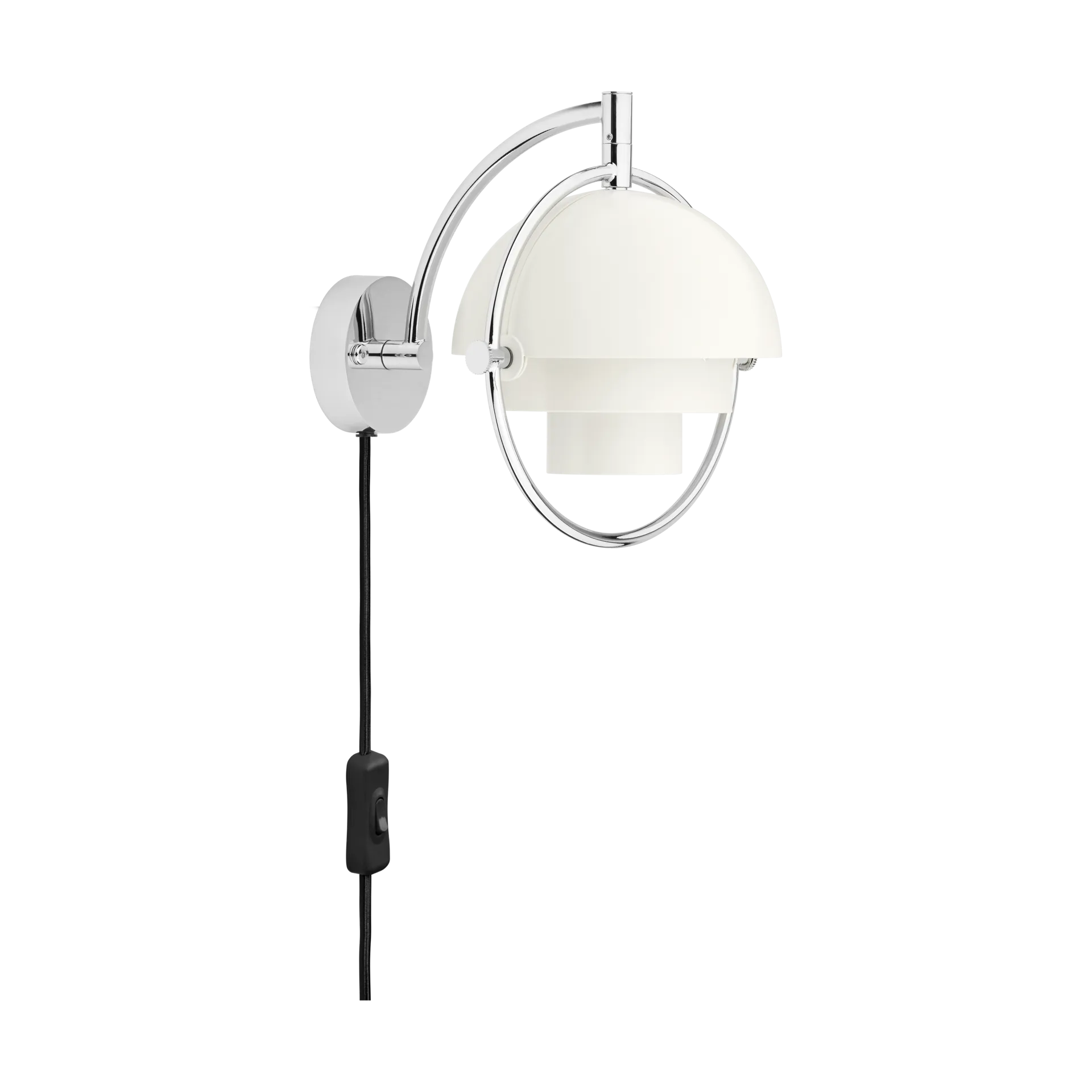 Applique murale Multi-Lite, Blanc-chrome GUBI