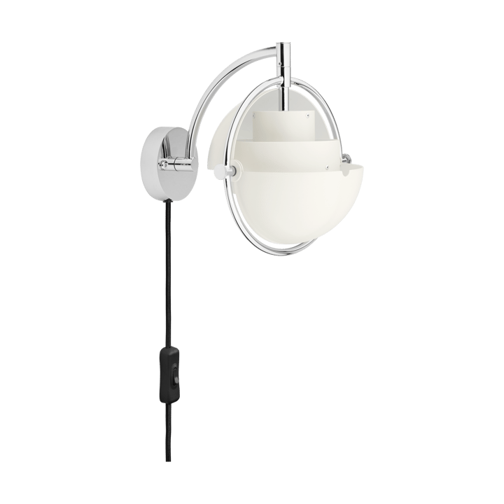 Applique murale Multi-Lite, Blanc-chrome GUBI