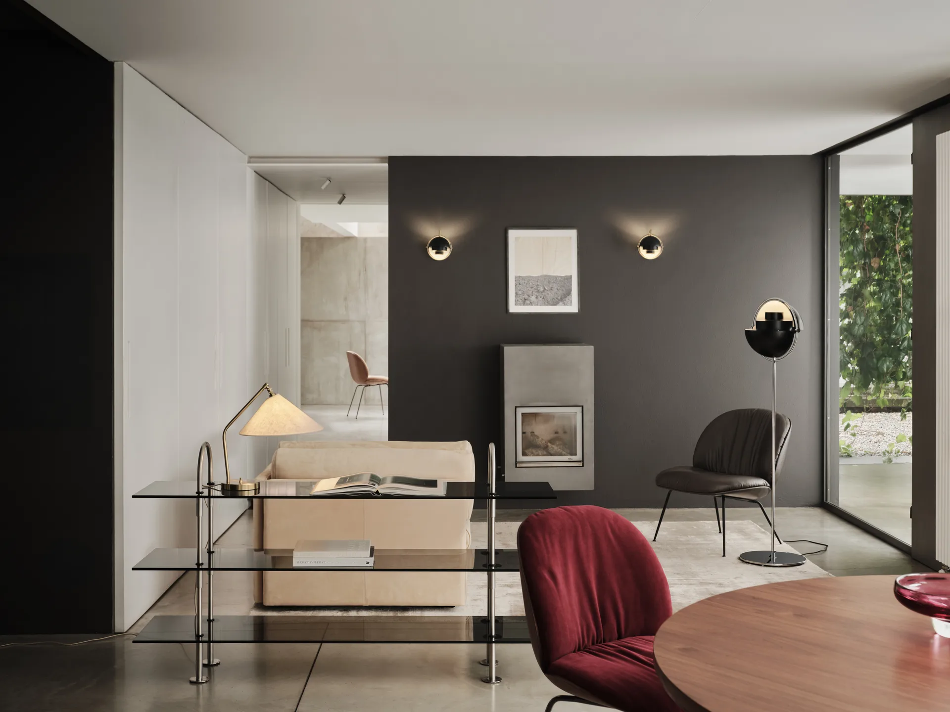 Applique murale Multi-Lite, Noir-laiton GUBI