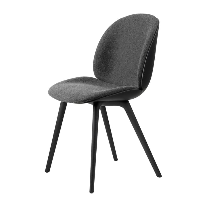 Beetle dining chair front upholstered plastic base - Hallingdal 65 n° 173-black - GUBI
