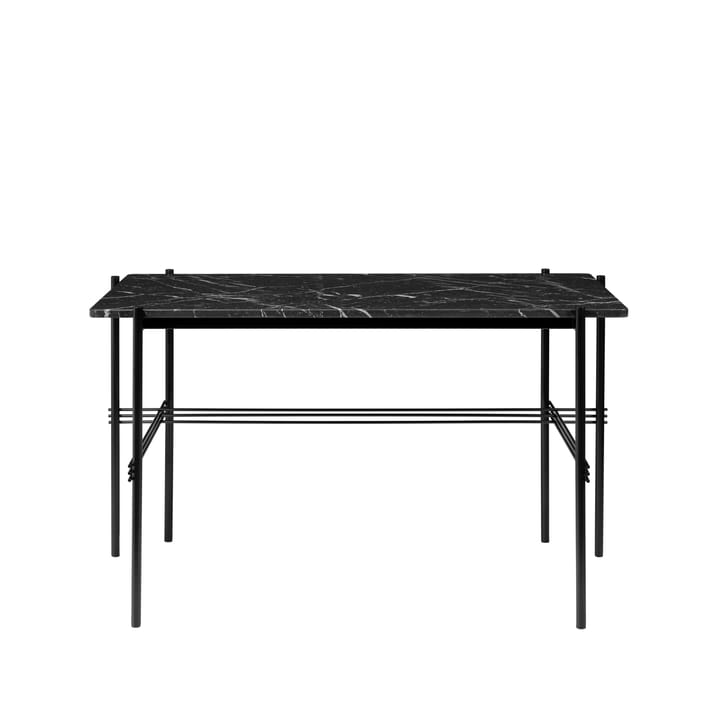 Bureau TS Desk - marble black, acier noir laqué - GUBI