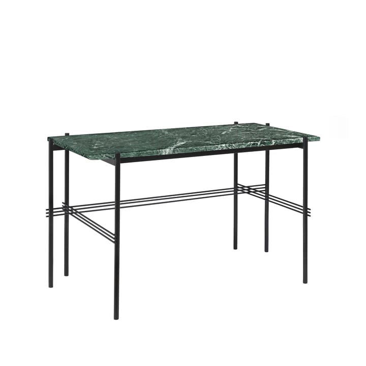 Bureau TS Desk - Marbre vert-acier noir laqué - GUBI