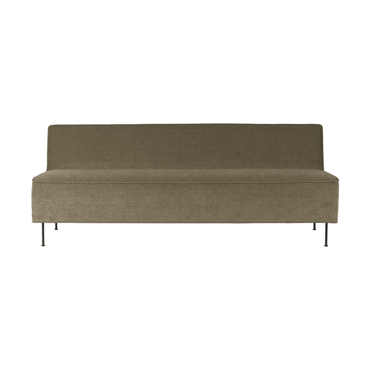 Canapé Modern Line 180x83x70 cm - Belsuede special FR 002-black - GUBI