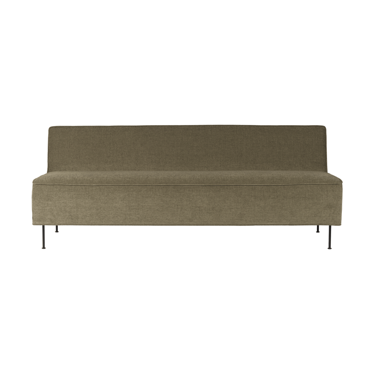 GUBI Canapé Modern Line 180x83x70 cm Belsuede special FR 002-black
