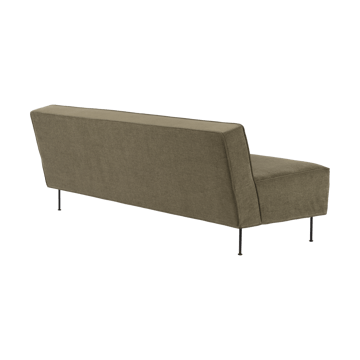 Canapé Modern Line 180x83x70 cm - Belsuede special FR 002-black - GUBI