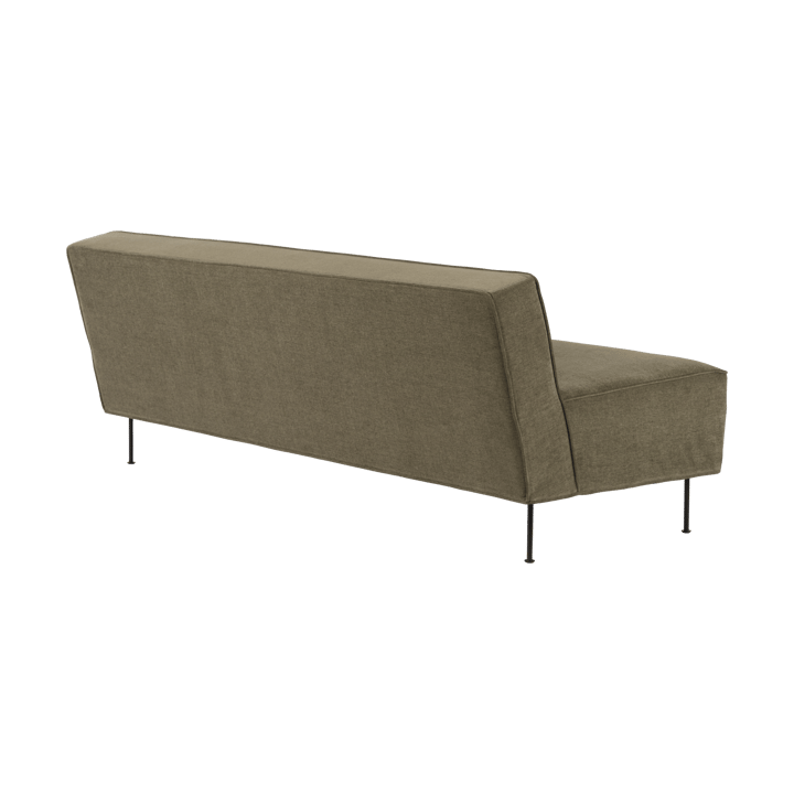 Canapé Modern Line 180x83x70 cm - Belsuede special FR 002-black - GUBI