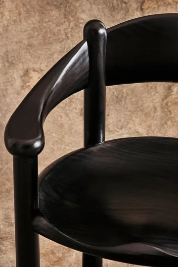 Chaise à accoudoirs Daumiller - Brown-black pine - GUBI