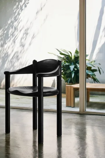 Chaise à accoudoirs Daumiller - Brown-black pine - GUBI