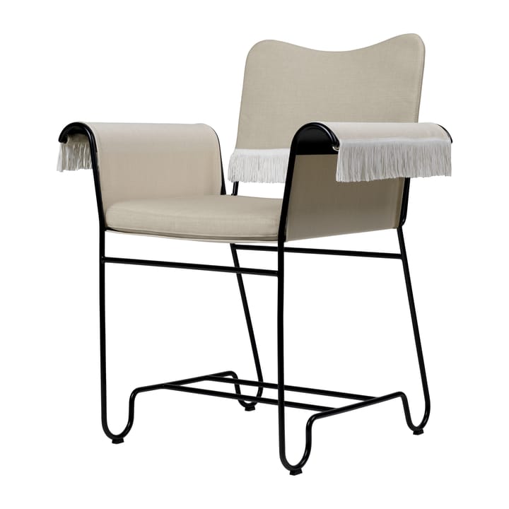 Chaise à accoudoirs Tropique avec franges - Black-Leslie 12 - GUBI