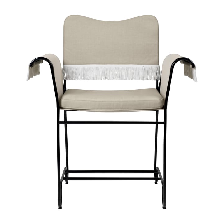 Chaise à accoudoirs Tropique avec franges - Black-Leslie 12 - GUBI