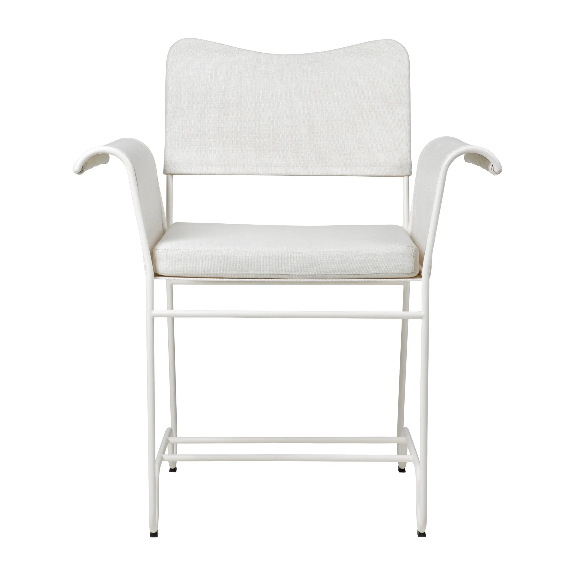 Chaise à accoudoirs Tropique, White semi matt-Leslie 06 GUBI