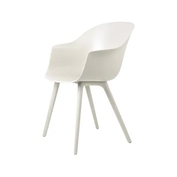Chaise Bat Dining Outdoor - alabaster white - GUBI