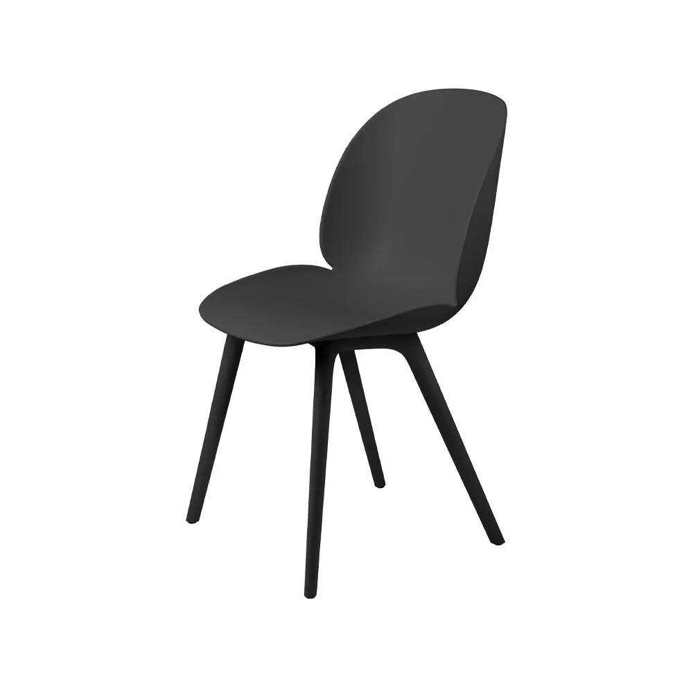 Chaise Beetle Plastic, black GUBI