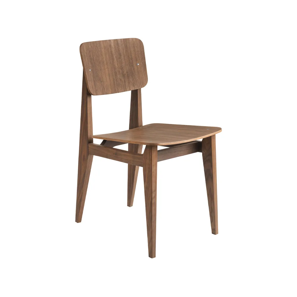 Chaise C-Chair, american walnut GUBI