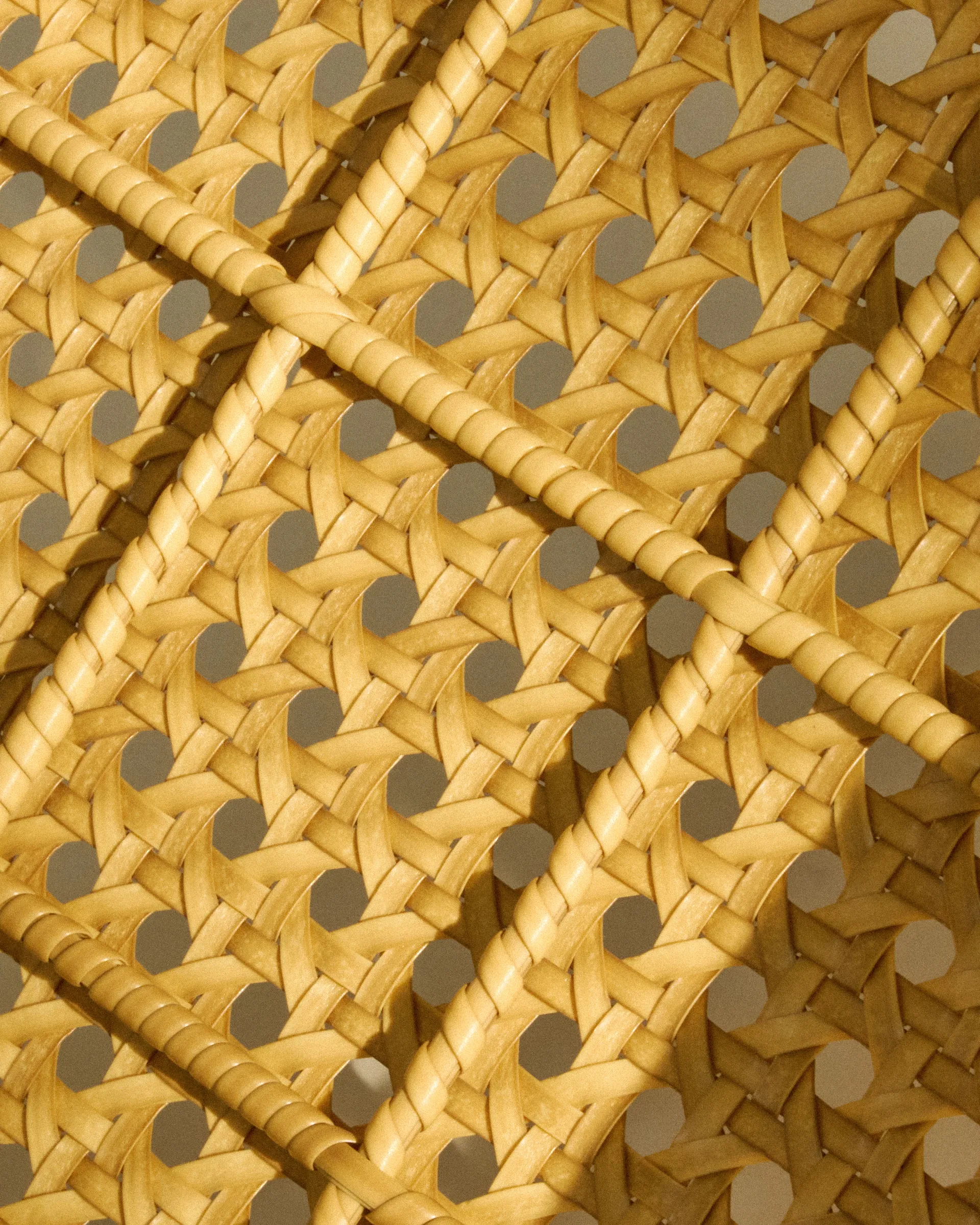 Chaise C-chair Outdoor, All french cane teck naturel GUBI