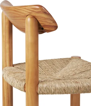 Chaise Daumiller Side Chair - Natural Rush-golden pine - GUBI