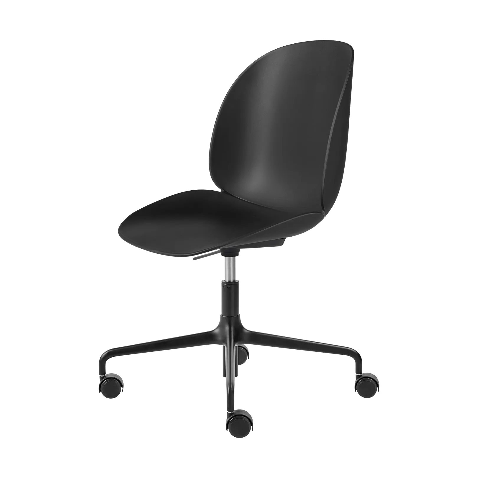 Chaise de bureau Beetle Meeting Chair, Black-black GUBI