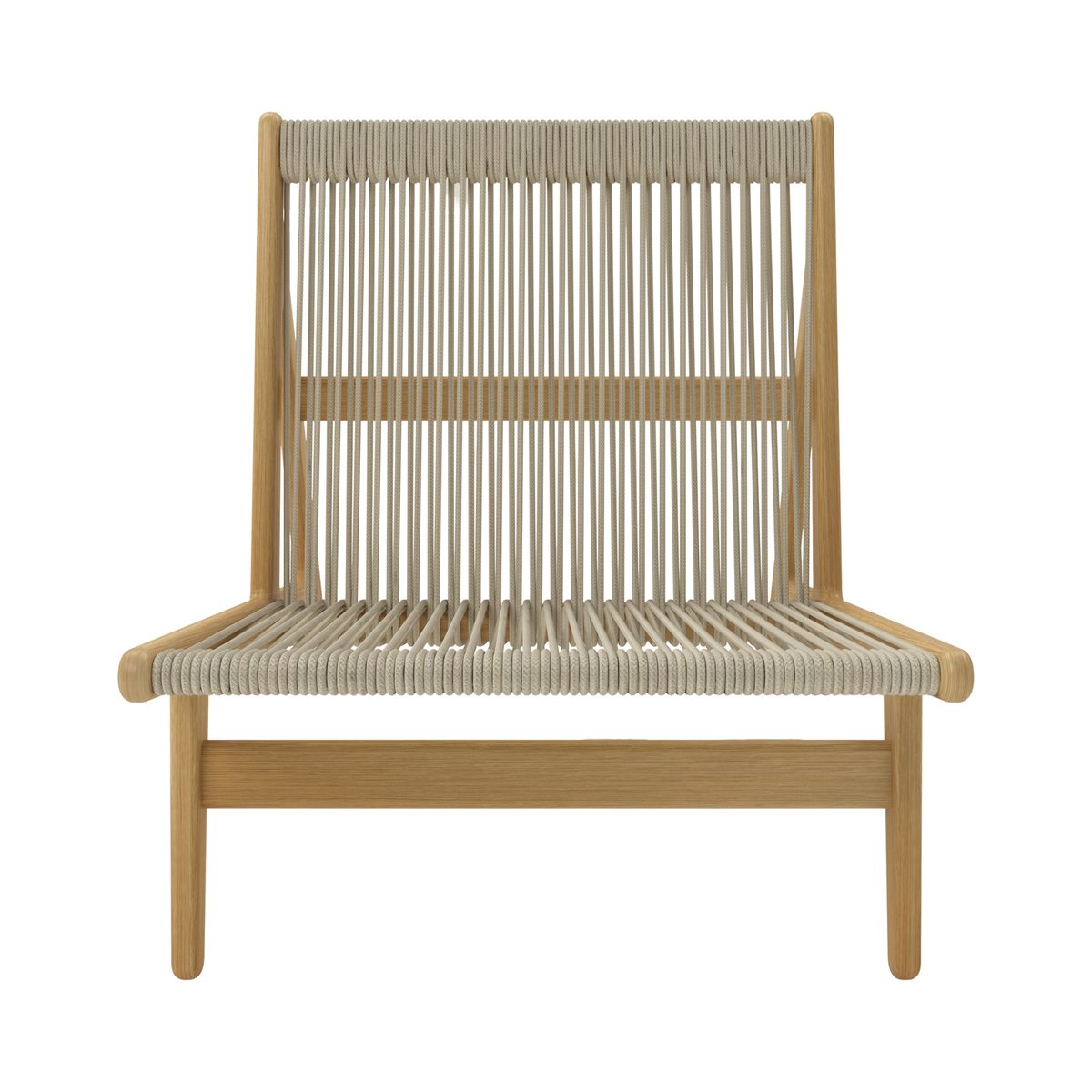 GUBI Chaise MR01 Initial Chair Chêne huilé | Design Scandinave | Chaises, tabourets & poufs | Beige