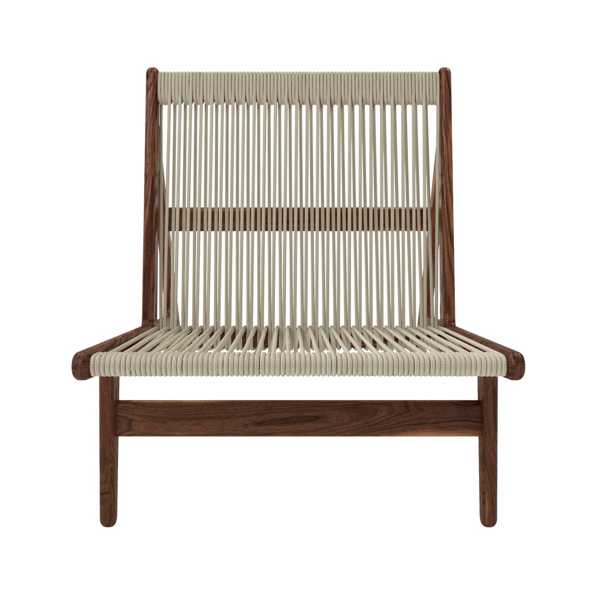 GUBI Chaise MR01 Initial Chair Noyer huilé | Design Scandinave | Chaises, tabourets & poufs | Marron