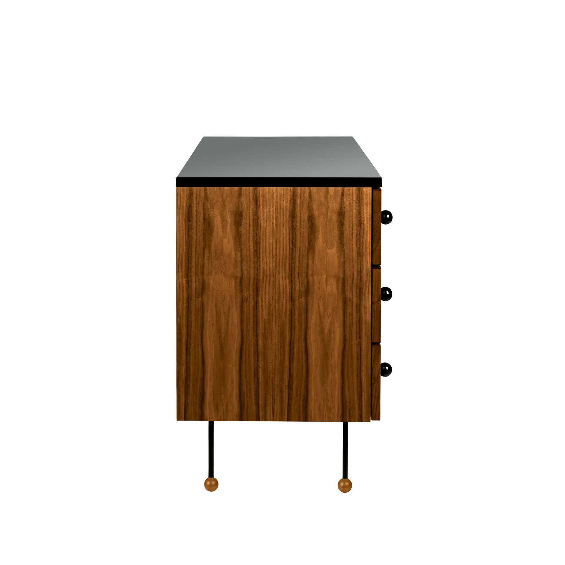 Commode 62 Dresser, american walnut, 3 tiroirs GUBI