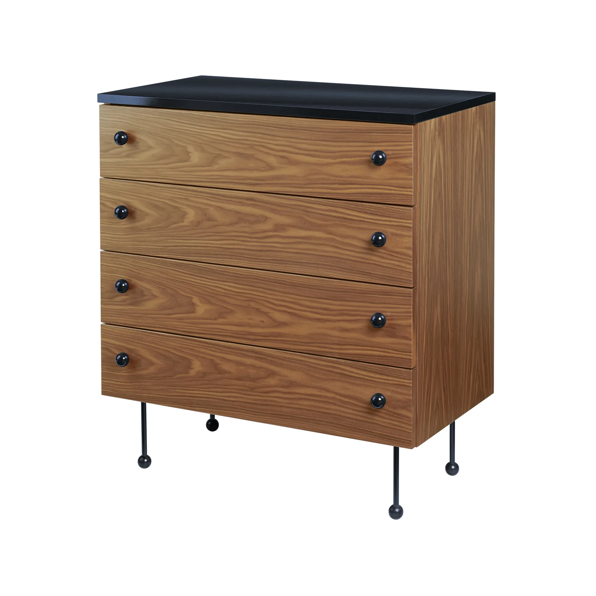 Commode 62 Dresser, american walnut, 4 tiroirs GUBI