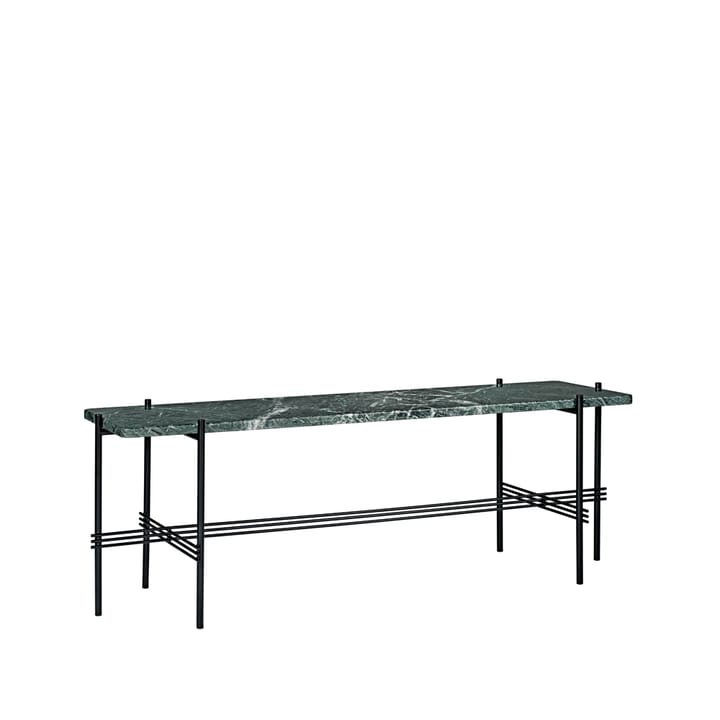 Desserte TS Console 1 - marbre vert, structure laquée noire - GUBI