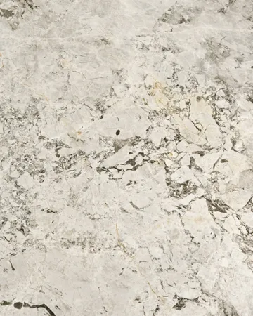 Doric table basse - Gris orage marbre, 80x80 cm - GUBI