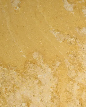 Doric table basse - Honey Amber marbre, 80x80 cm - GUBI