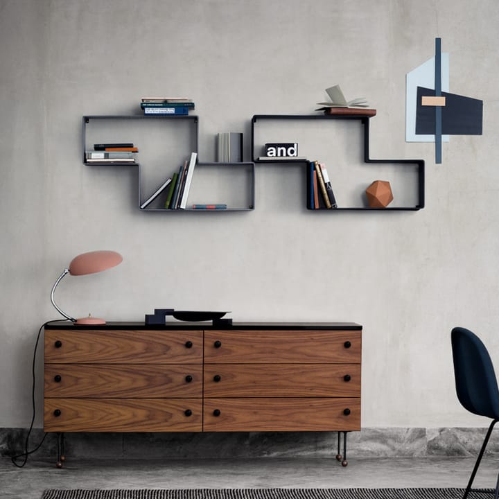 Étagère Dédal, soft black GUBI