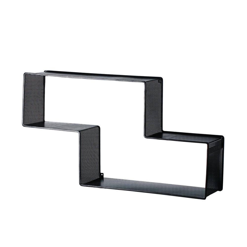 GUBI Étagère Dédal soft black | Design Scandinave | Étagères & systèmes de rayonnage | Noir