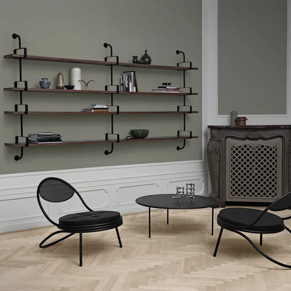 Étagère murale Demon 5 niveaux, oak, 155 cm GUBI