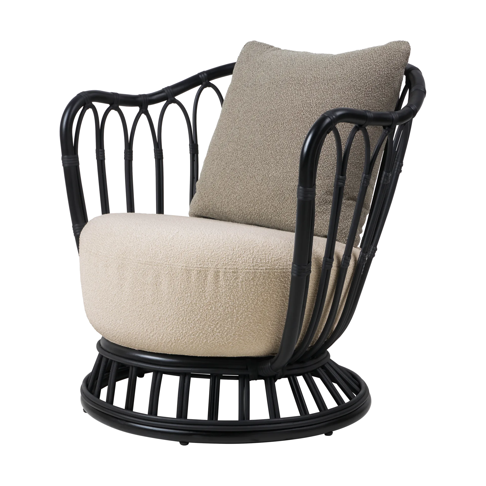 Fauteuil d'extérieur Grace, Lorkey Limonta 41-43-black GUBI
