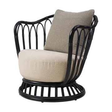 Fauteuil d'extérieur Grace - Lorkey Limonta 41-43-black - GUBI