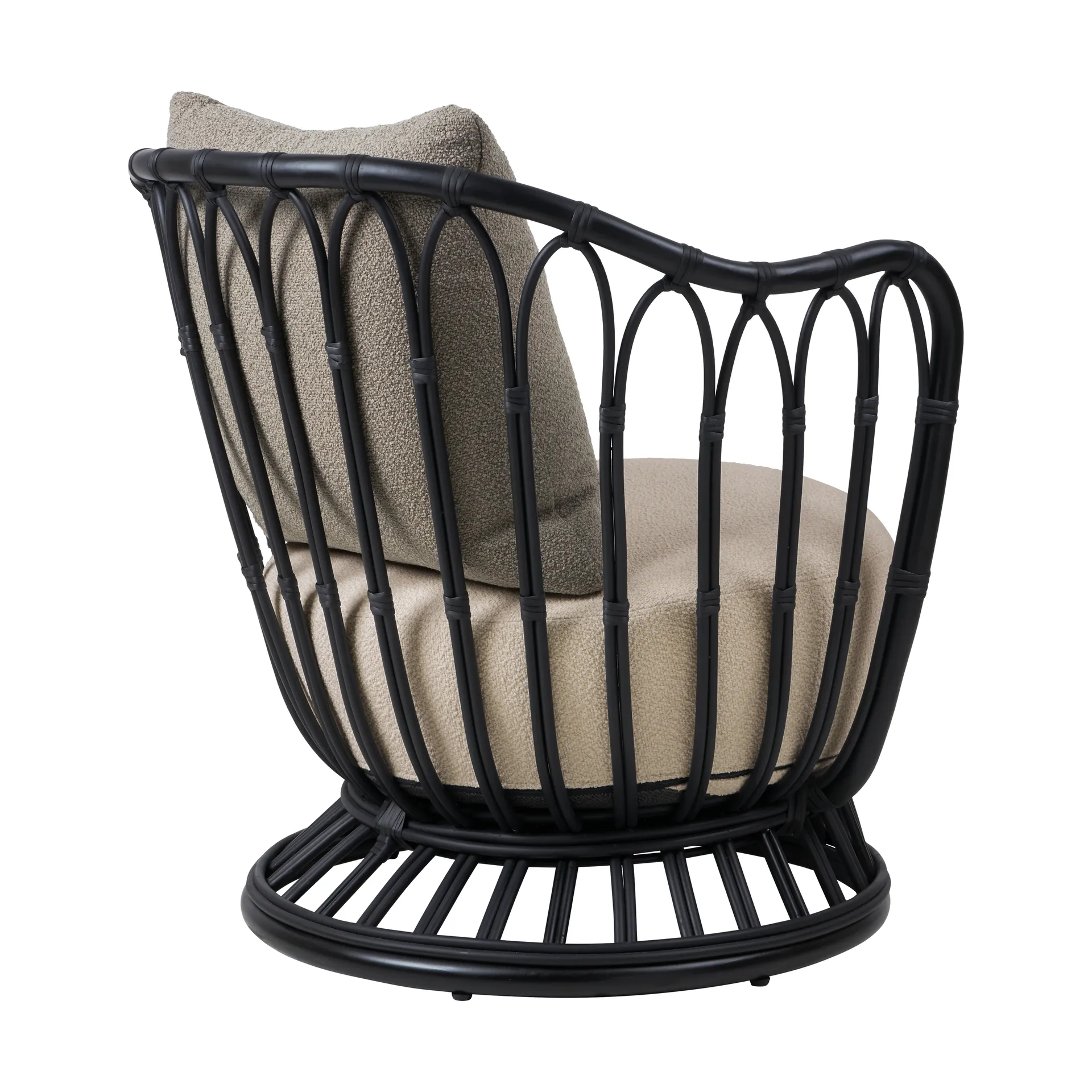 Fauteuil d'extérieur Grace, Lorkey Limonta 41-43-black GUBI