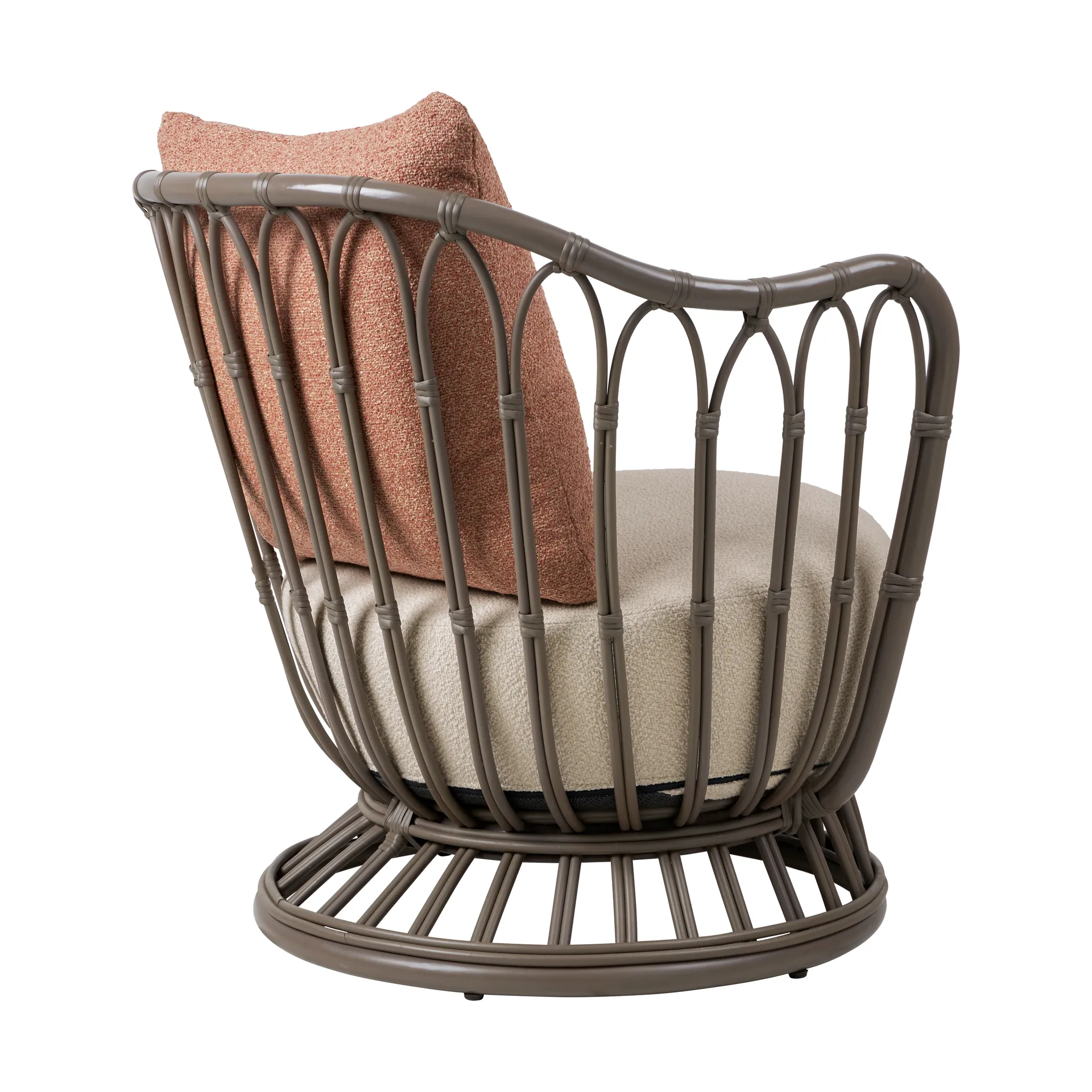 Fauteuil d'extérieur Grace, Lorkey Limonta 41-44-mushroom gray GUBI