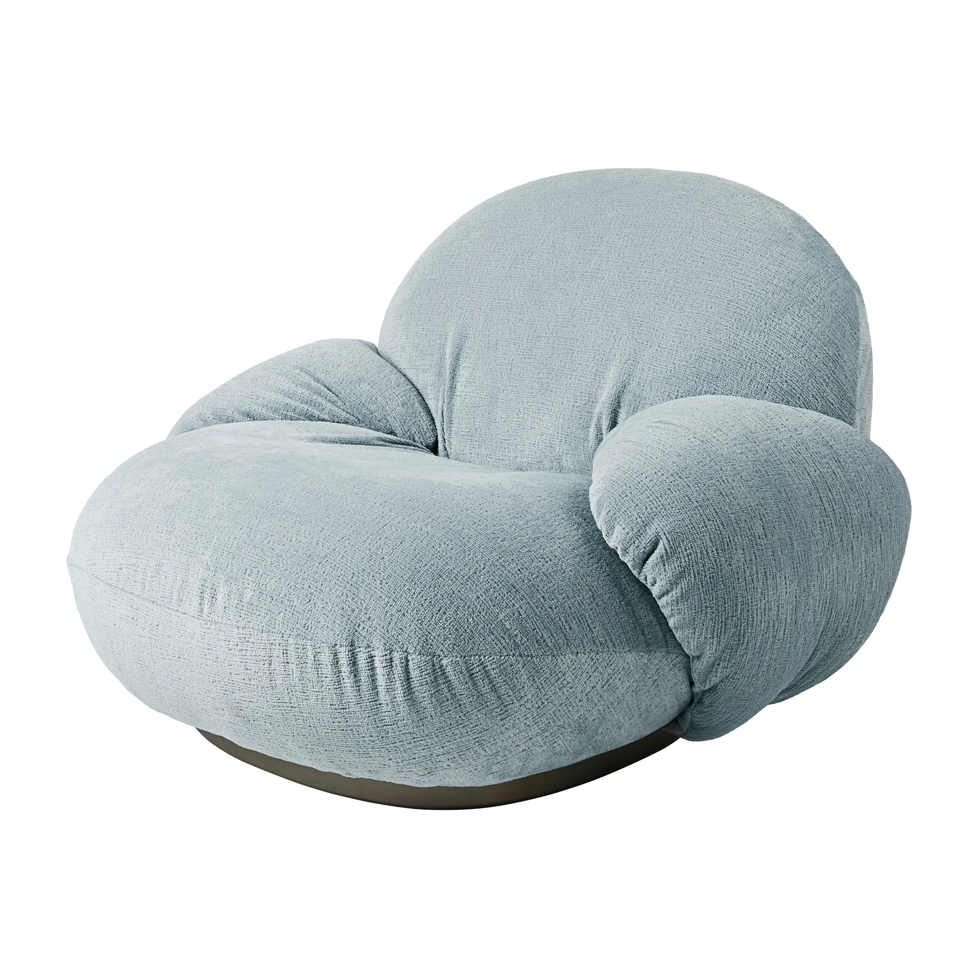 Fauteuil lounge avec accoudoirs Pacha, Mumble 10-pearl gold GUBI