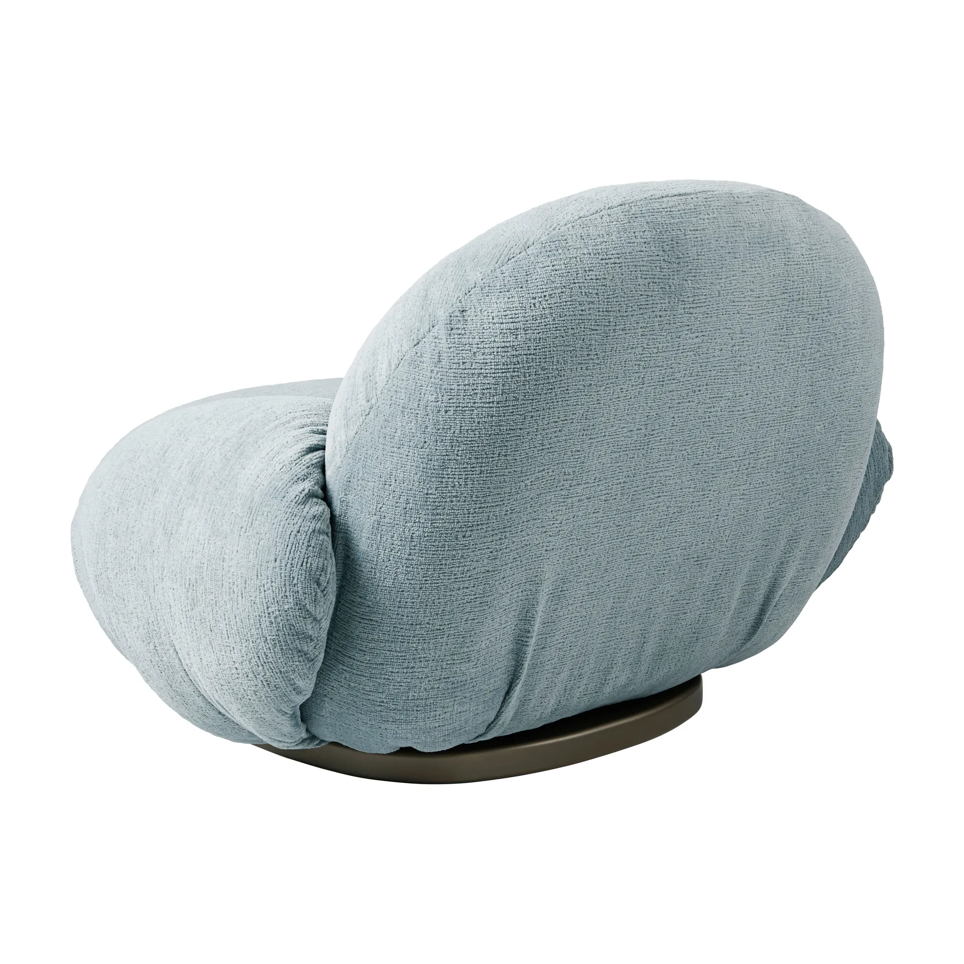 Fauteuil lounge avec accoudoirs Pacha, Mumble 10-pearl gold GUBI