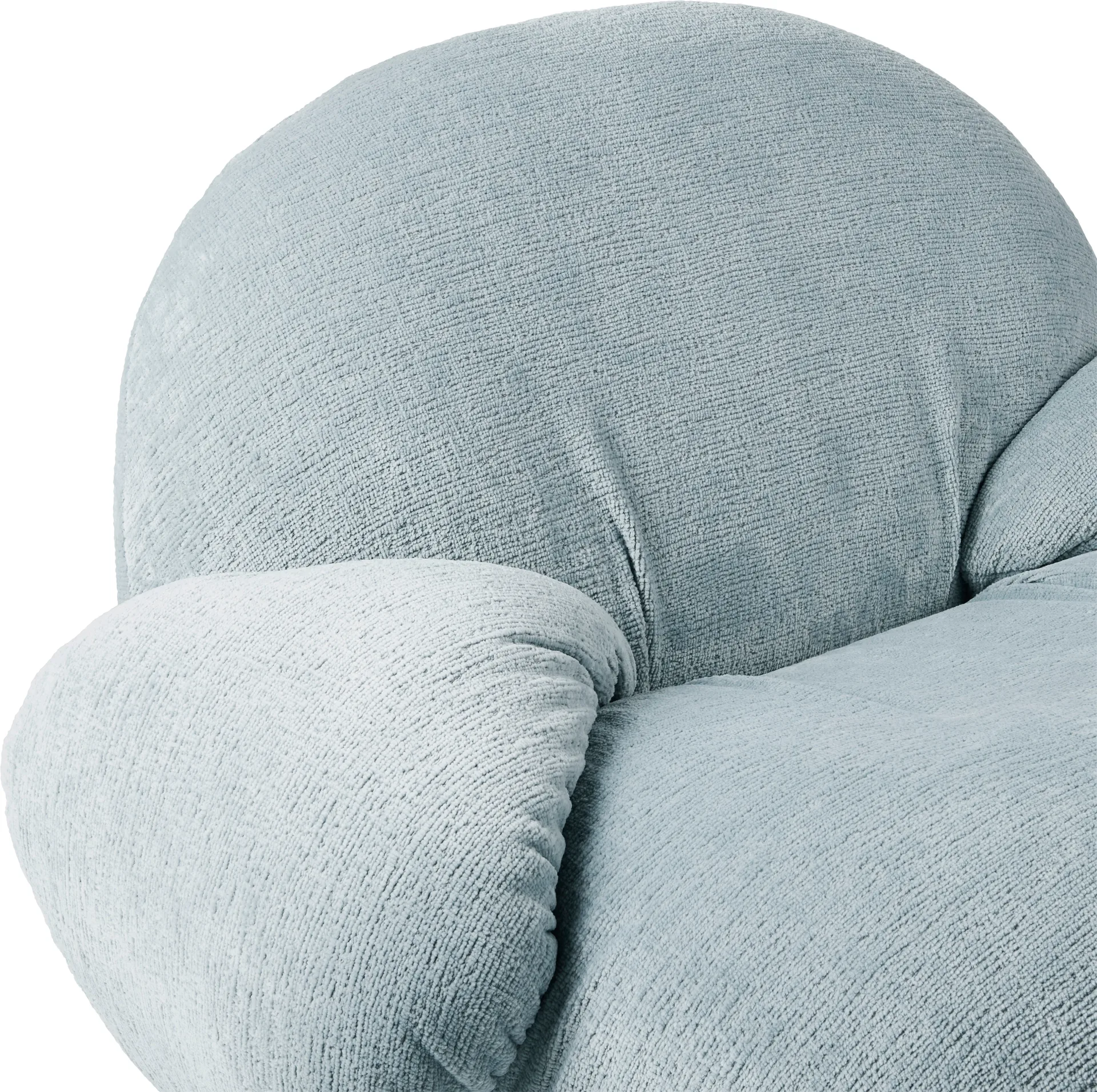 Fauteuil lounge avec accoudoirs Pacha, Mumble 10-pearl gold GUBI