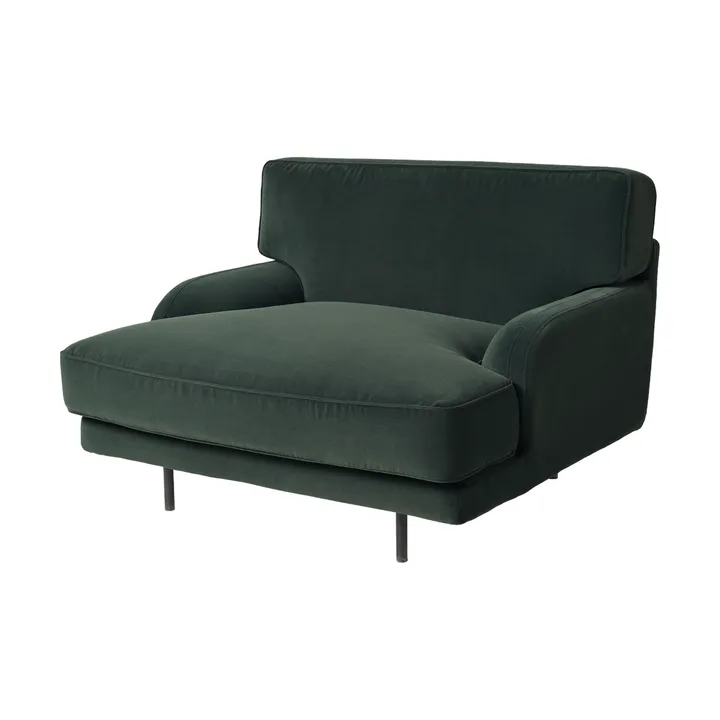 Fauteuil lounge Flaneur - Asator 0984-applique noir mat - GUBI