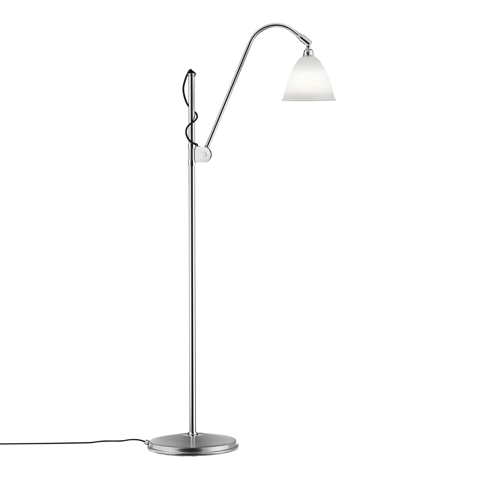 Lampadaire Bestlite BL3S, porcelaine-chrome GUBI