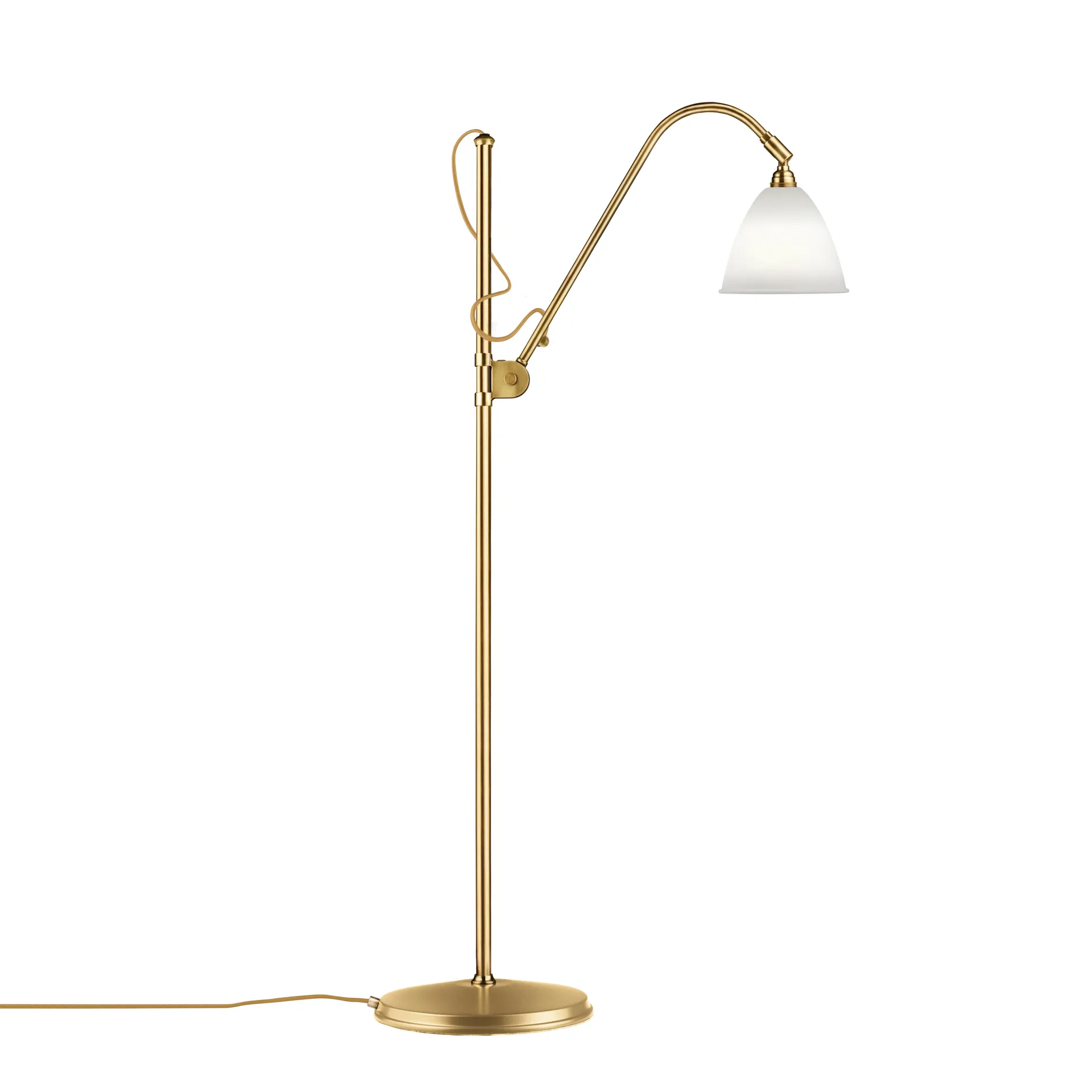 Lampadaire Bestlite BL3S, porcelaine-laiton GUBI