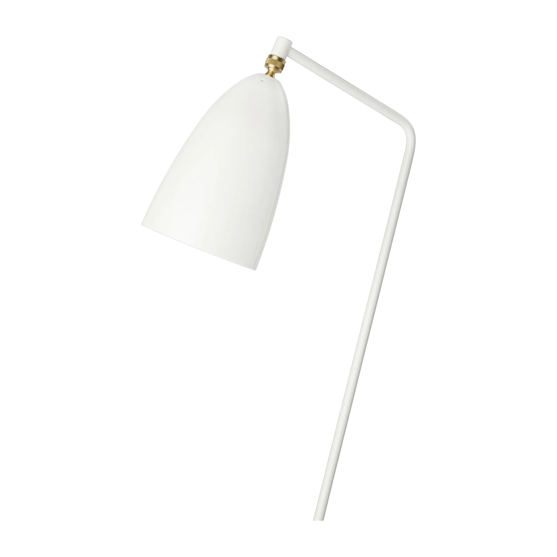 Lampadaire Gräshoppa brillant, Blanc d'albâtre GUBI