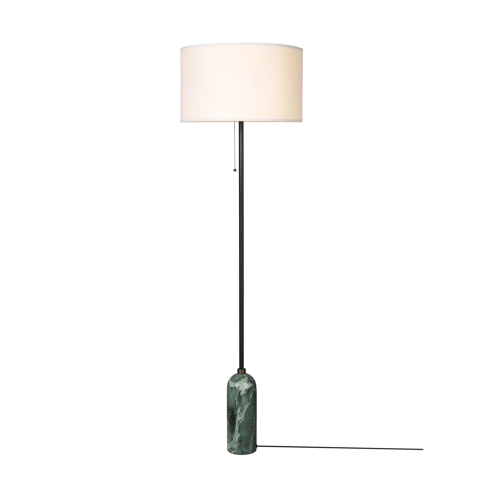 Lampadaire Gravity, Emerald marble-white GUBI