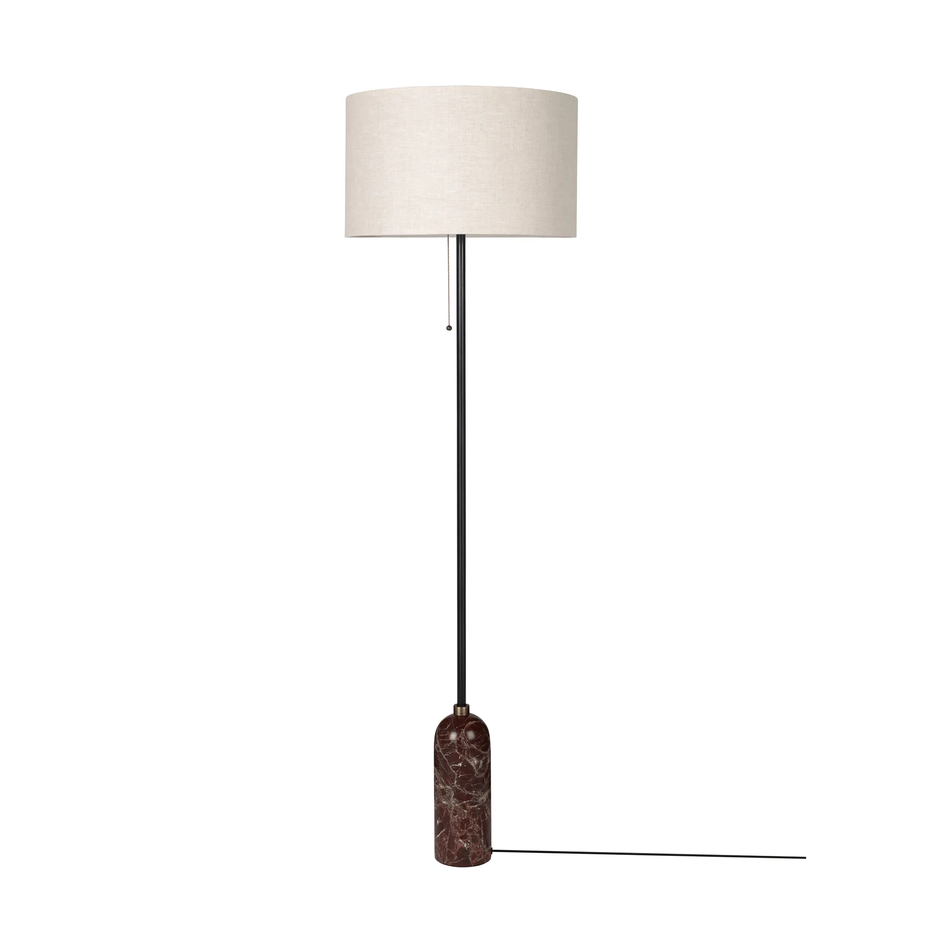 Lampadaire Gravity, Maroon marble-canvas GUBI