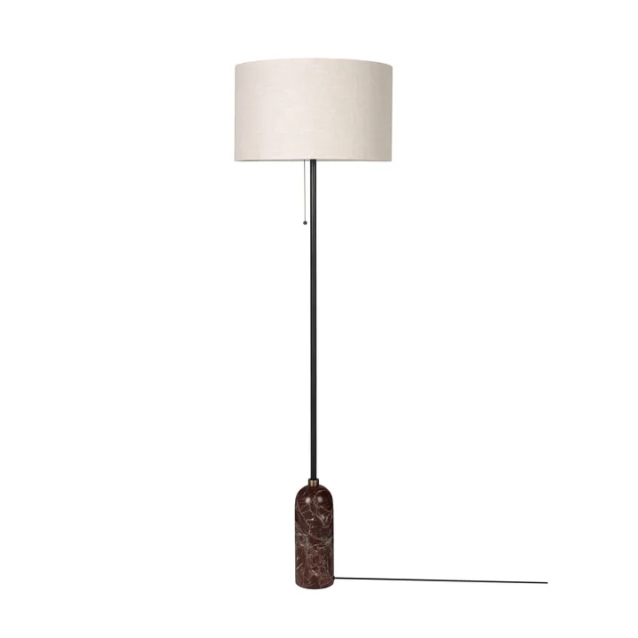 Lampadaire Gravity - Maroon marble-canvas - GUBI