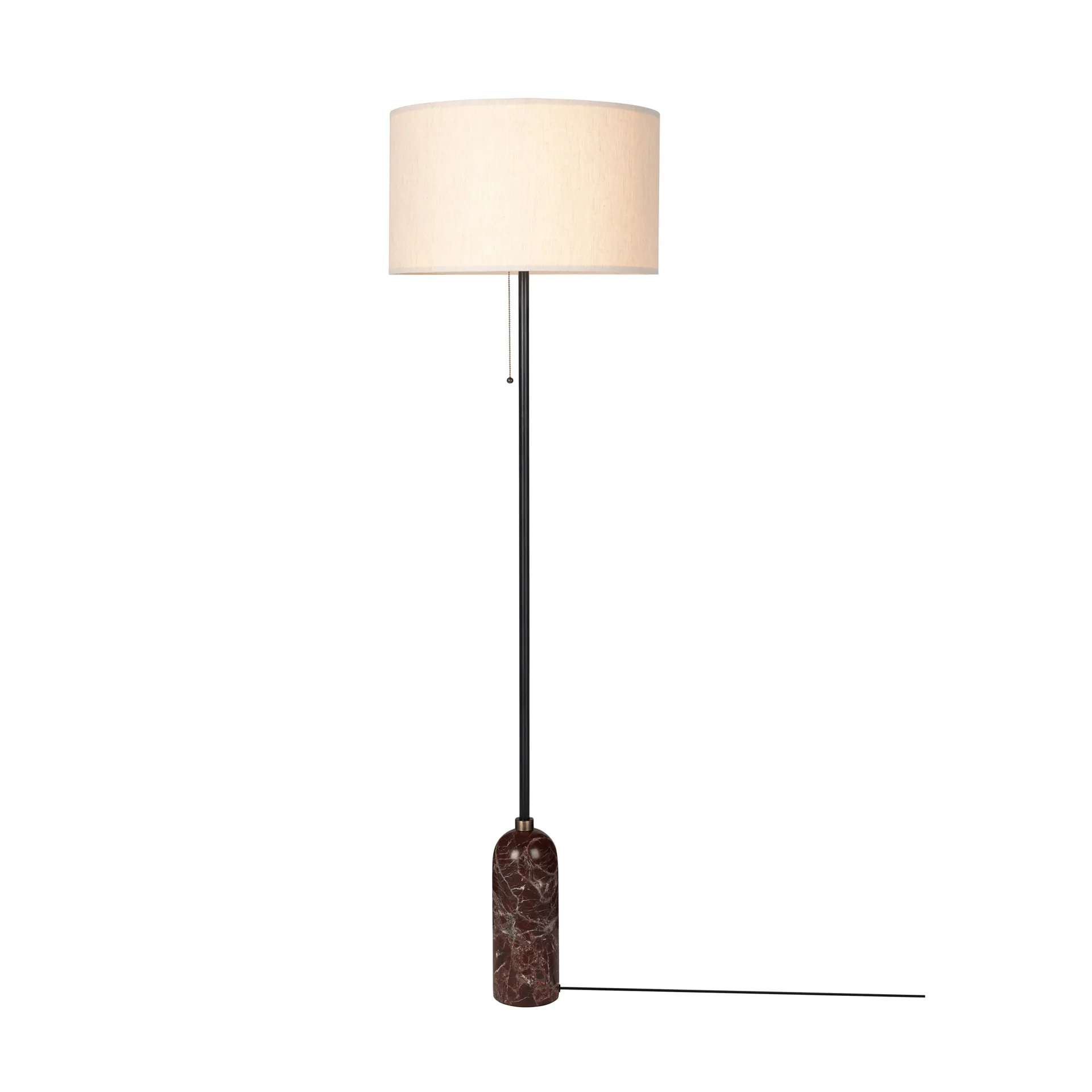 Lampadaire Gravity, Maroon marble-canvas GUBI