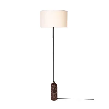 Lampadaire Gravity - Maroon marble-white - GUBI