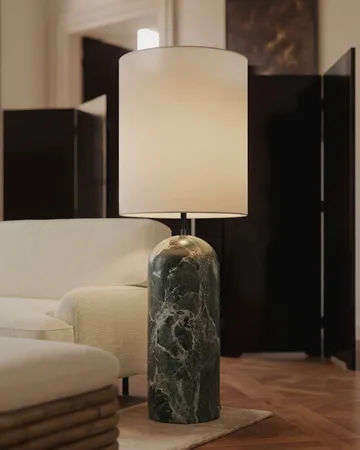 Lampadaire Gravity XL - Emerald marble-canvas - GUBI