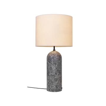 Lampadaire Gravity XL - marbre gris/toile, low - GUBI